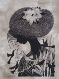 Girl with Sunbirds #206