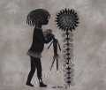 Girl with Sunflower #49