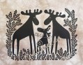 Moose 03 - Moose Family with Made In Sweden on Baby