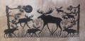S32 - 8 Moose in Forest - Algsouvenir